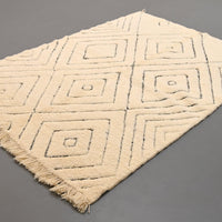 Thumbnail for Authentic Beni Ourain Rug 5.2 x 7.3 feet / 160 x 225 cm - Ettilux Home