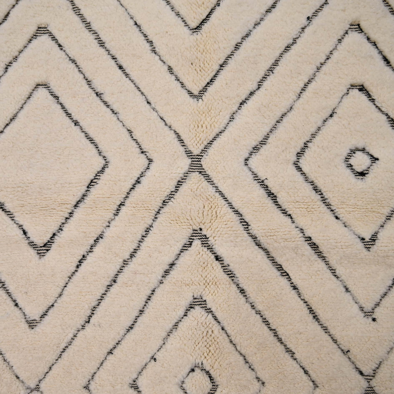 Authentic Beni Ourain Rug 5.2 x 7.3 feet / 160 x 225 cm - Ettilux Home