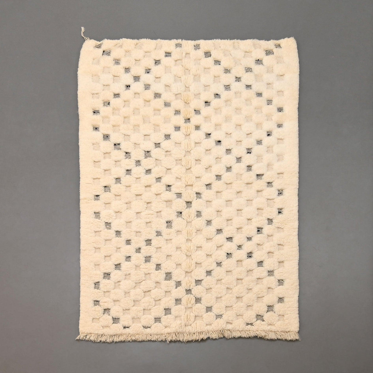 Authentic Beni Ourain Rug 5.2 x 8.1 feet / 160 x 247 cm - Ettilux Home