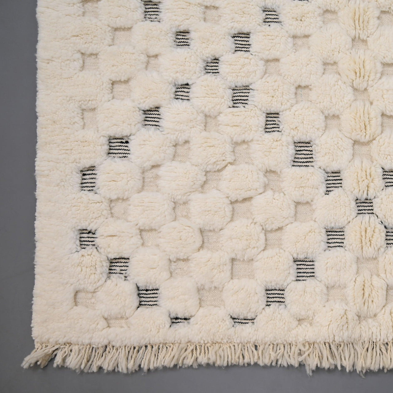Authentic Beni Ourain Rug 5.2 x 8.1 feet / 160 x 247 cm - Ettilux Home