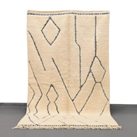 Thumbnail for Authentic Beni Ourain Rug 5 x 8.4 feet / 153 x 257 cm - Ettilux Home