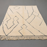 Thumbnail for Authentic Beni Ourain Rug 5 x 8.4 feet / 153 x 257 cm - Ettilux Home