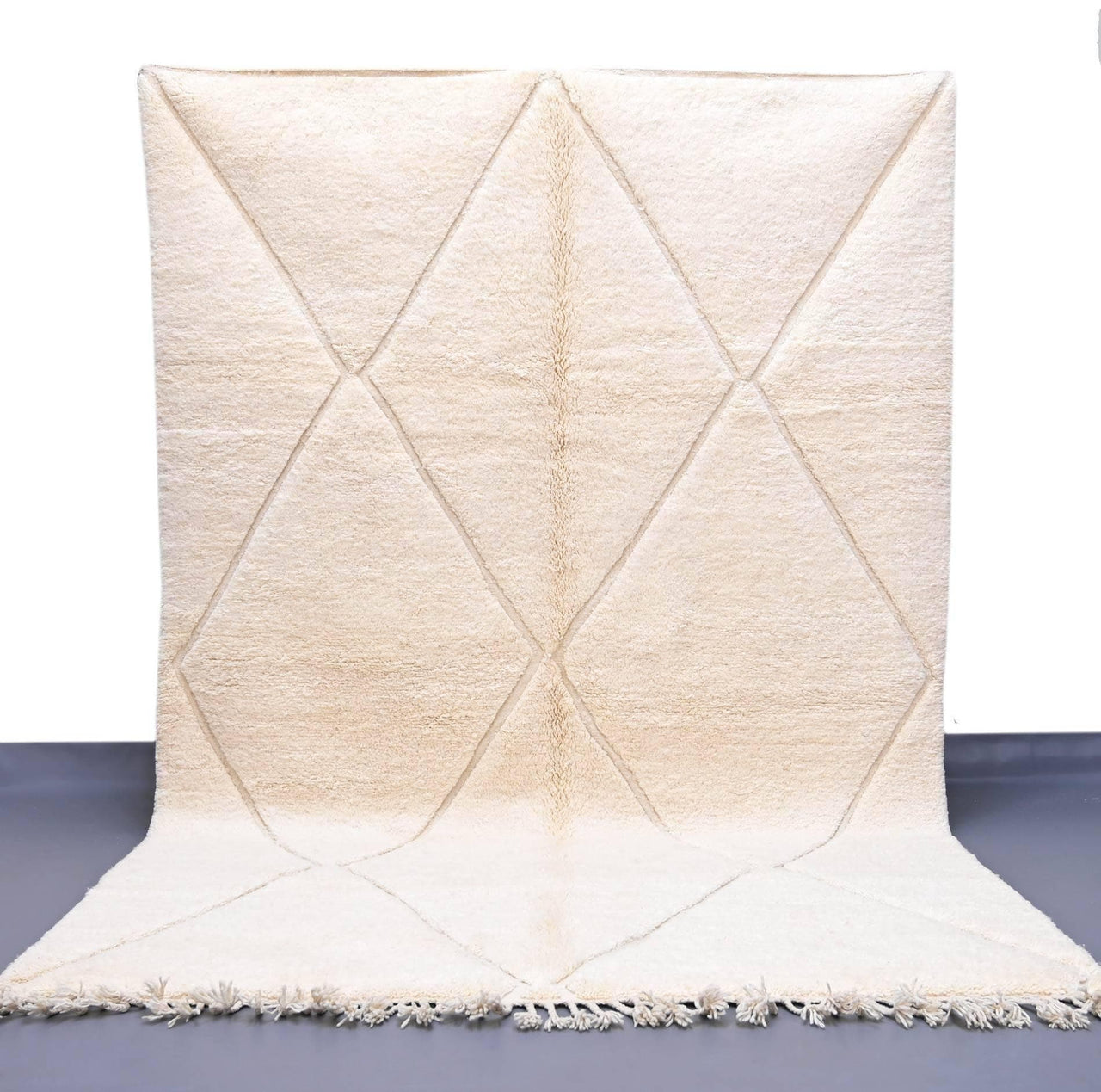 Authentic Beni Ourain Rug 6.5 x 9.8 feet / 200 x 275 cm - Ettilux Home