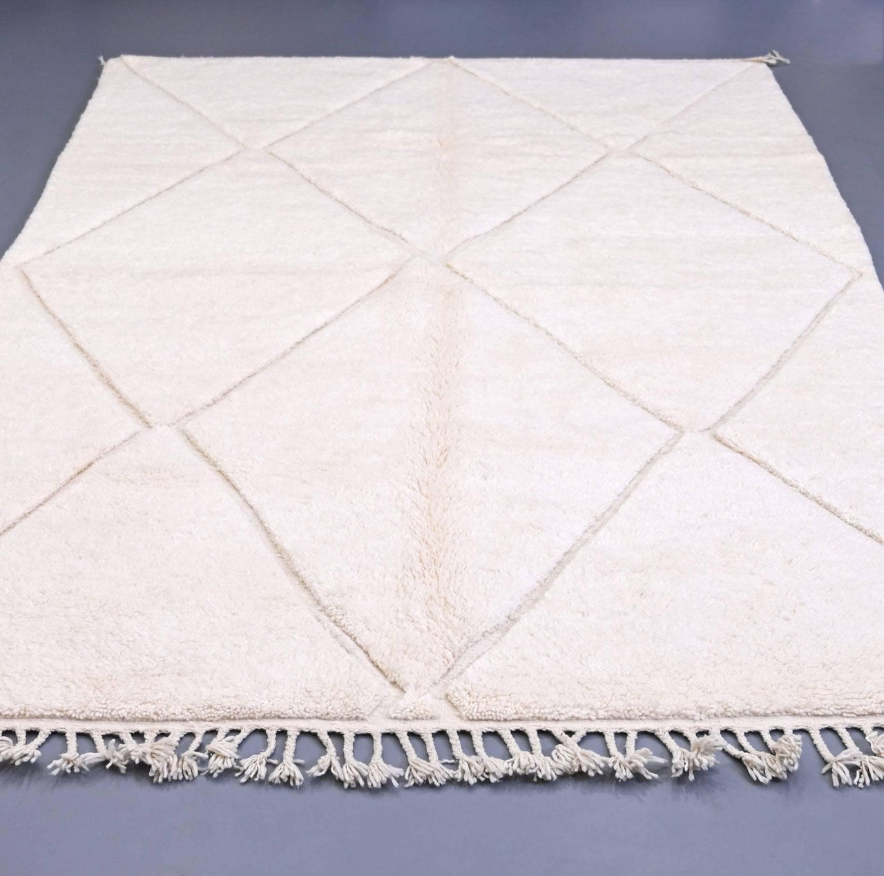 Authentic Beni Ourain Rug 6.5 x 9.8 feet / 200 x 275 cm - Ettilux Home