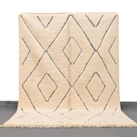 Thumbnail for Authentic Beni Ourain Rug 6.6 x 9.4 feet / 203 x 288 cm - Ettilux Home