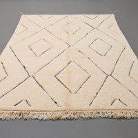 Thumbnail for Authentic Beni Ourain Rug 6.6 x 9.4 feet / 203 x 288 cm - Ettilux Home