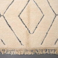 Thumbnail for Authentic Beni Ourain Rug 6.6 x 9.4 feet / 203 x 288 cm - Ettilux Home