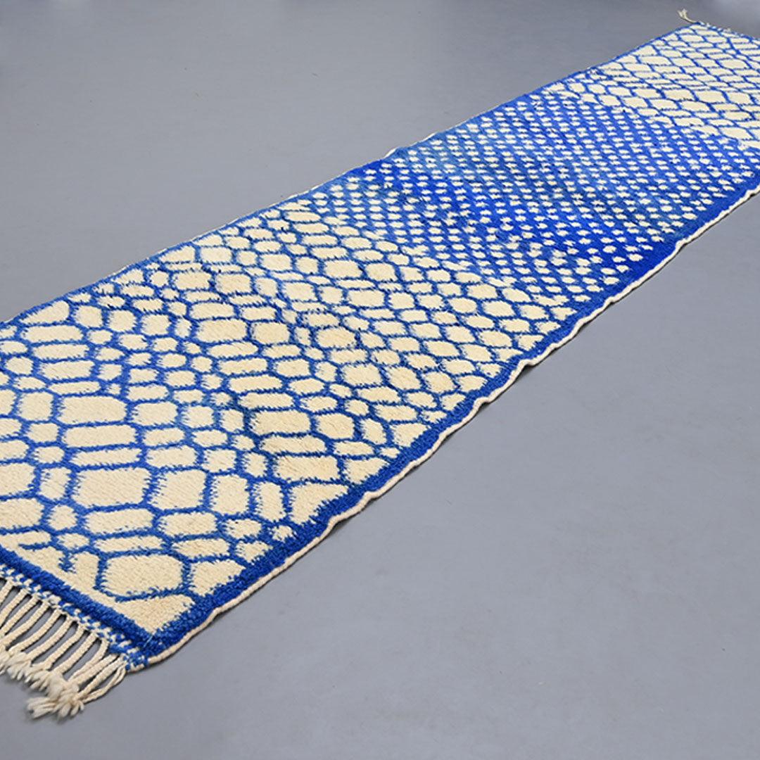 Blue Runner Luxury Mrirt 3 x 13 feet / 90 x 395 cm - Ettilux Home