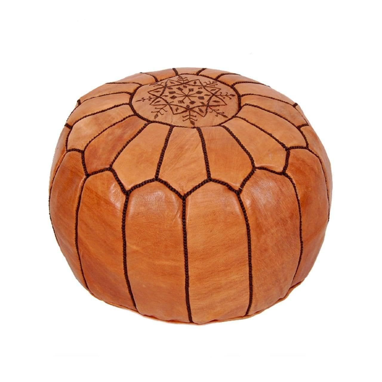 Brown Pouf - Ettilux Home