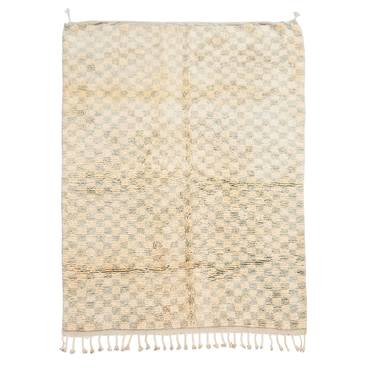 Checkered Moroccan Rug 7.8 x 10 feet / 240 x 305 cm - Ettilux Home