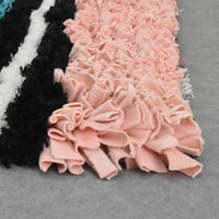 Thumbnail for Colorful And Warm Moroccan Boucherouite Rug(2.4 x 8.7 feet) - Ettilux Home