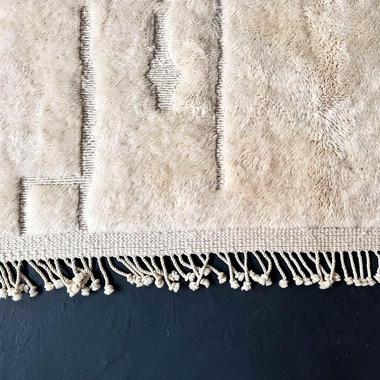 Dalila Beni Mrirt Moroccan Rug 8 X 10 ft / 245 X 304 cm - Ettilux Home