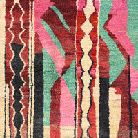 Thumbnail for Evocative Berber Wool Vintage Rug 5.4 x 8.5 feet / 165 x 260 cm - Ettilux Home