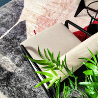 Thumbnail for Add a touch of warmth and texture to your decor with the Rosy Abstract Handwoven 100% Wool Beni Mrirt Rug, a beautiful Beni Ourain rug measuring 8.1 X 9.9 ft / 247 X 304 cm. This handcrafted rug features a stunning abstract design and premium wool texture.