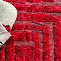 Thumbnail for Ruby Rouge, Luxury Beni Mrirt Rug 8.2 x 10.1 feet / 250 x 310 cm - Ettilux Home