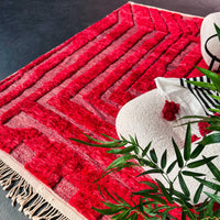 Thumbnail for Ruby Rouge, Luxury Beni Mrirt Rug 8.2 x 10.1 feet / 250 x 310 cm - Ettilux Home