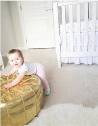 Thumbnail for Luxury Gold Pouf - Ettilux Home
