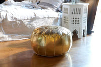 Thumbnail for Luxury Gold Pouf - Ettilux Home