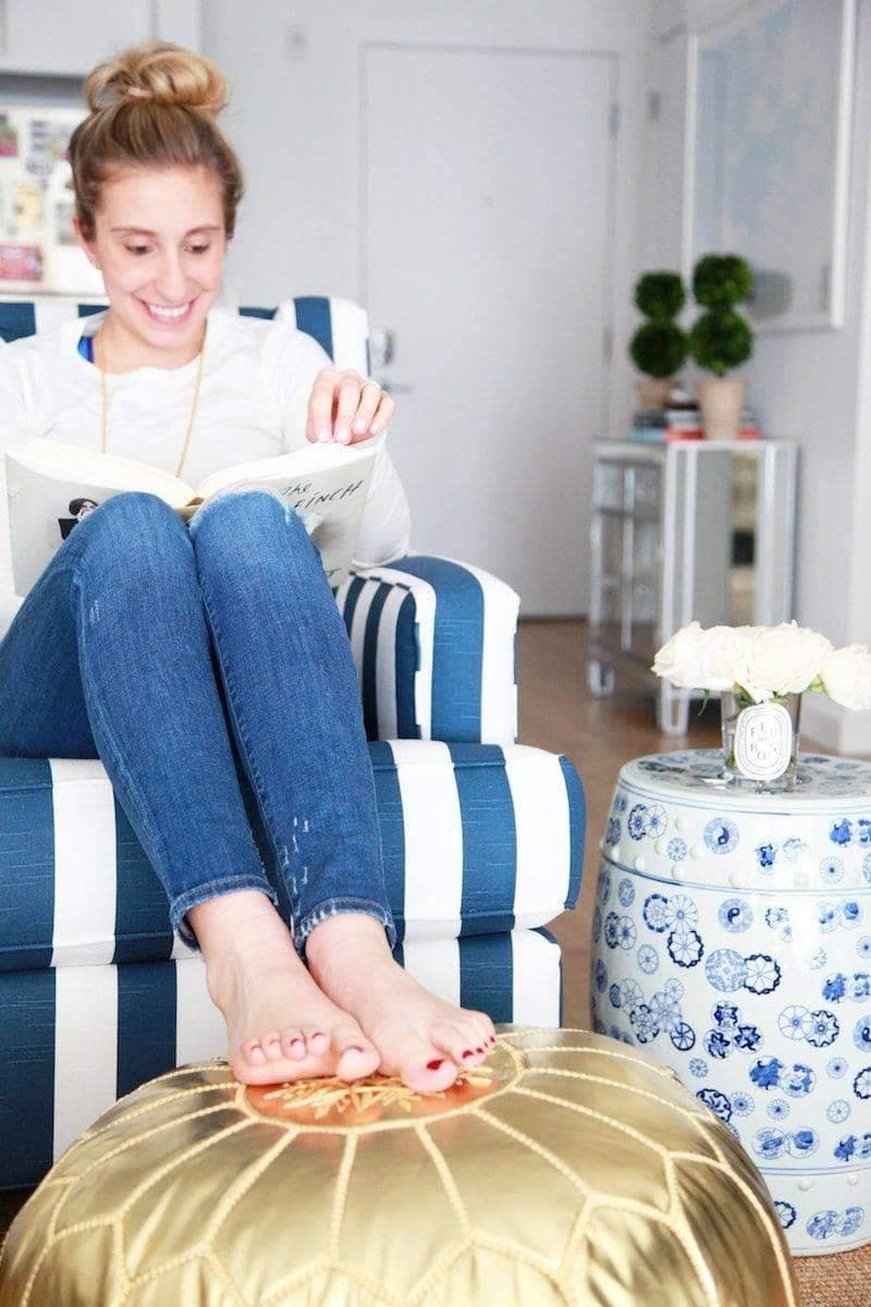 Luxury Gold Pouf - Ettilux Home