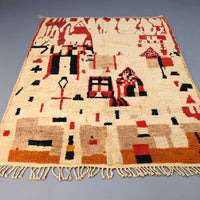 Thumbnail for Moroccan Vintage Rug 6.4 x 9.5 feet / 195 x 292 cm - Ettilux Home