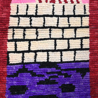 Moroccan Bohemian Runner Rug 2.4 x 7.7 feet / 75 x 236 cm - Ettilux Home