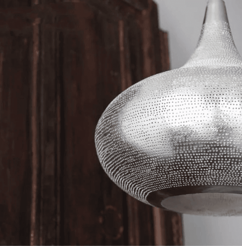 Moroccan Brass Pendant Light - Ettilux Home