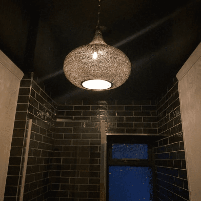 Moroccan Brass Pendant Light - Ettilux Home