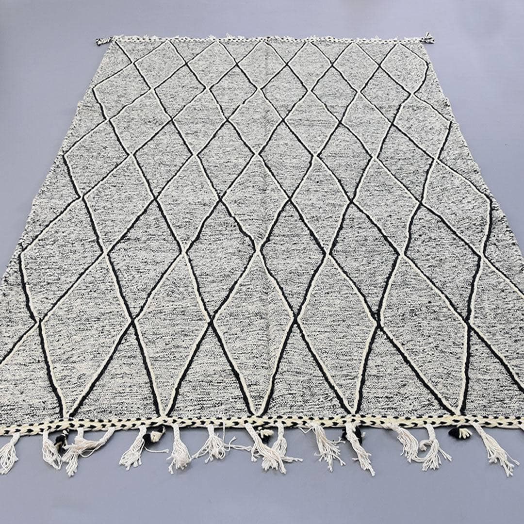 Moroccan Kilim Rug 6.4 x 10.4 ft / 195 x 317 cm - Ettilux Home