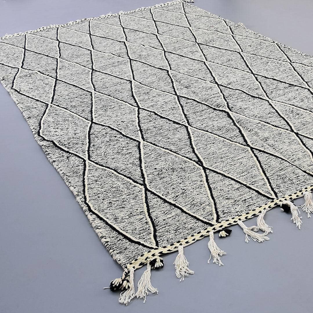 Moroccan Kilim Rug 6.4 x 10.4 ft / 195 x 317 cm - Ettilux Home