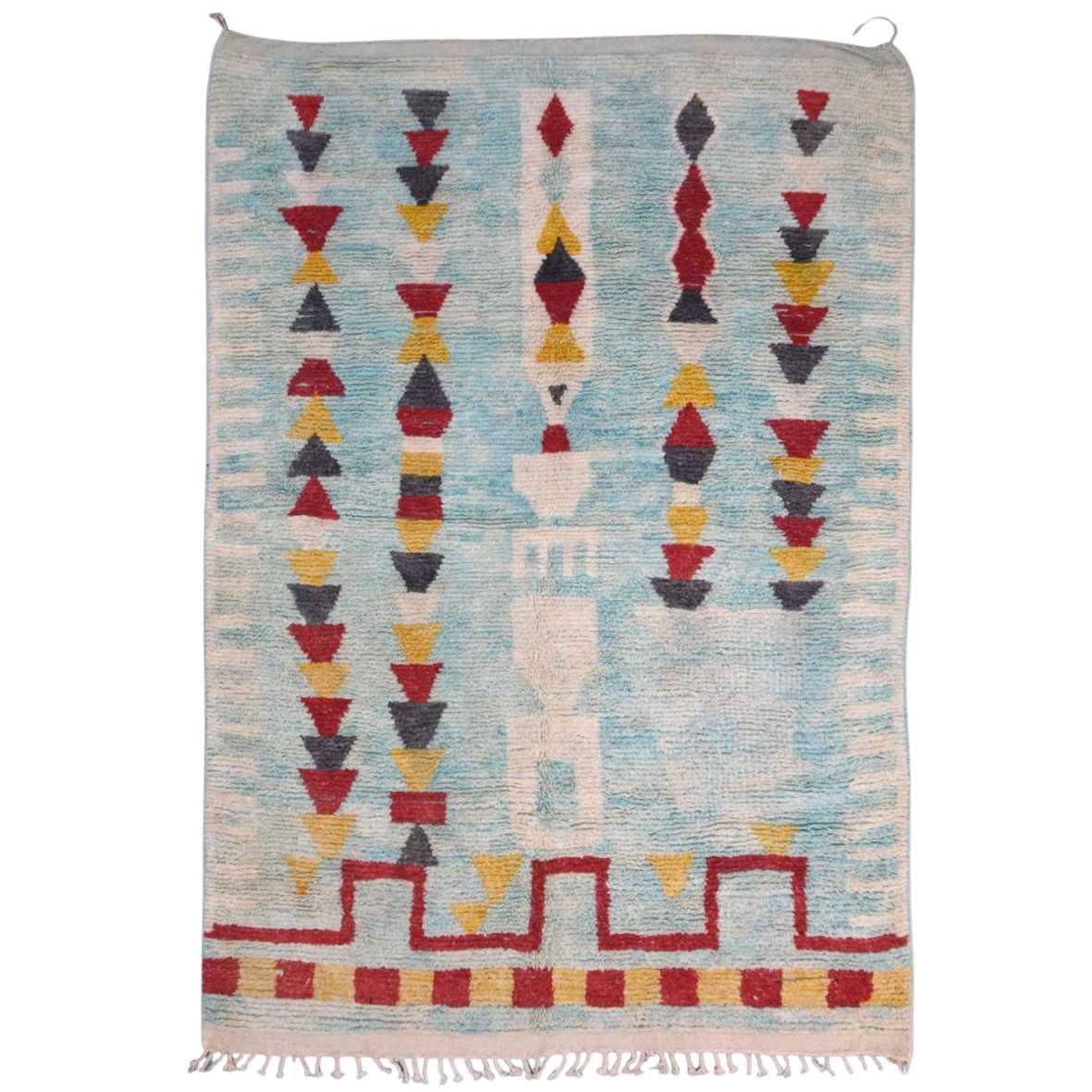 Moroccan Vintage Rug 6.8 x 10.3 feet - Ettilux Home