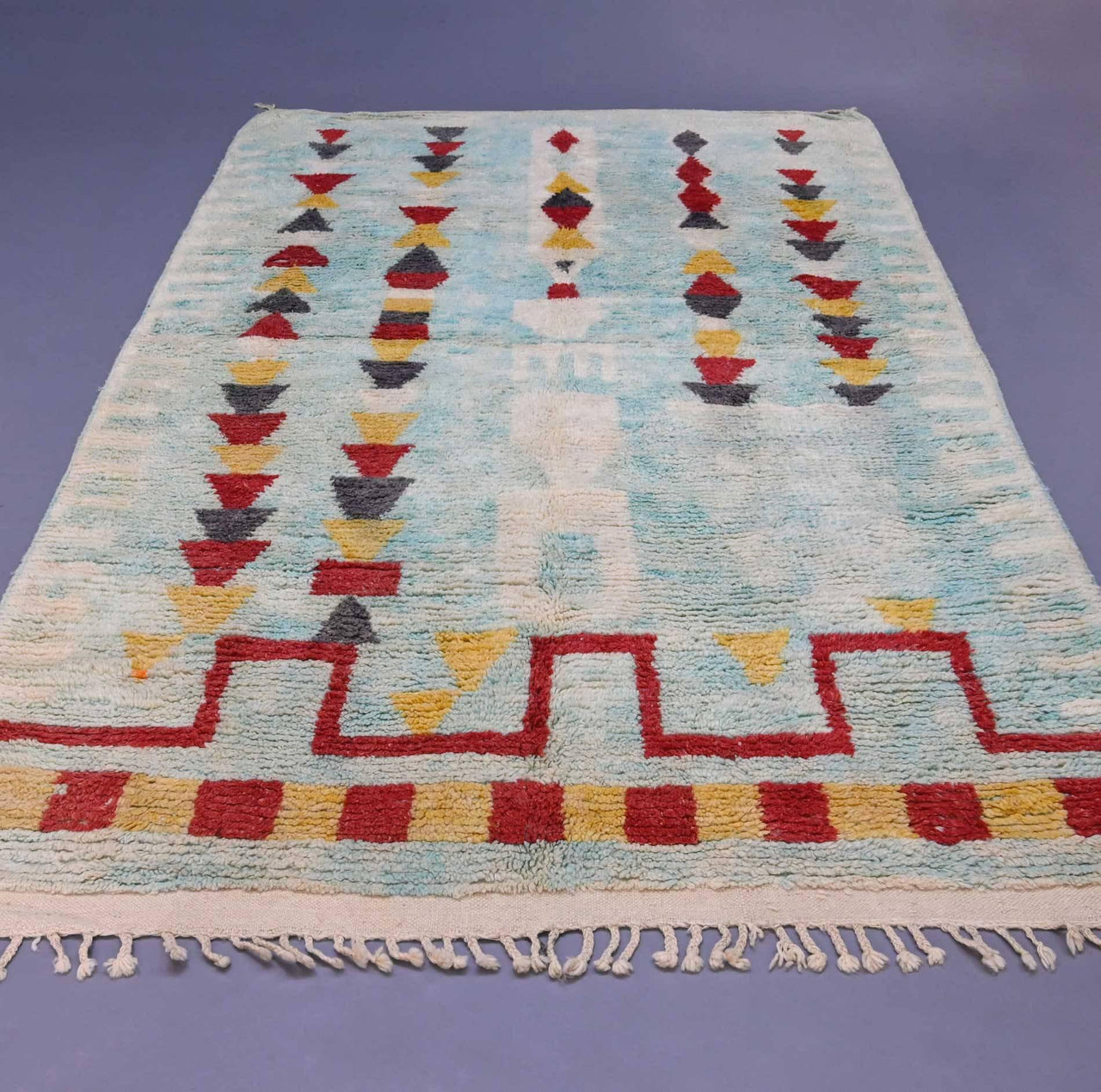 Moroccan Vintage Rug 6.8 x 10.3 feet - Ettilux Home