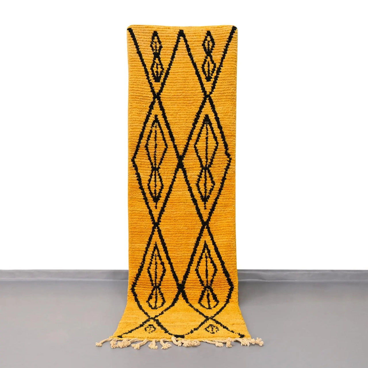 Moroccan Vintage Runner Rug 2.3 x 8.1 feet / 71 x 248 cm - Ettilux Home