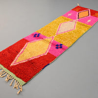 Thumbnail for Moroccan Vintage Runner Rug 2.3 x 8.2 feet / 70 x 252 cm - Ettilux Home