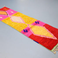 Thumbnail for Moroccan Vintage Runner Rug 2.3 x 8.2 feet / 70 x 252 cm - Ettilux Home