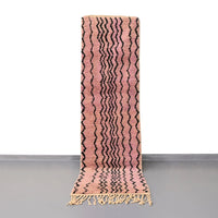 Moroccan Vintage Runner Rug 2.3 x 8.6 feet / 71 x 262 cm - Ettilux Home