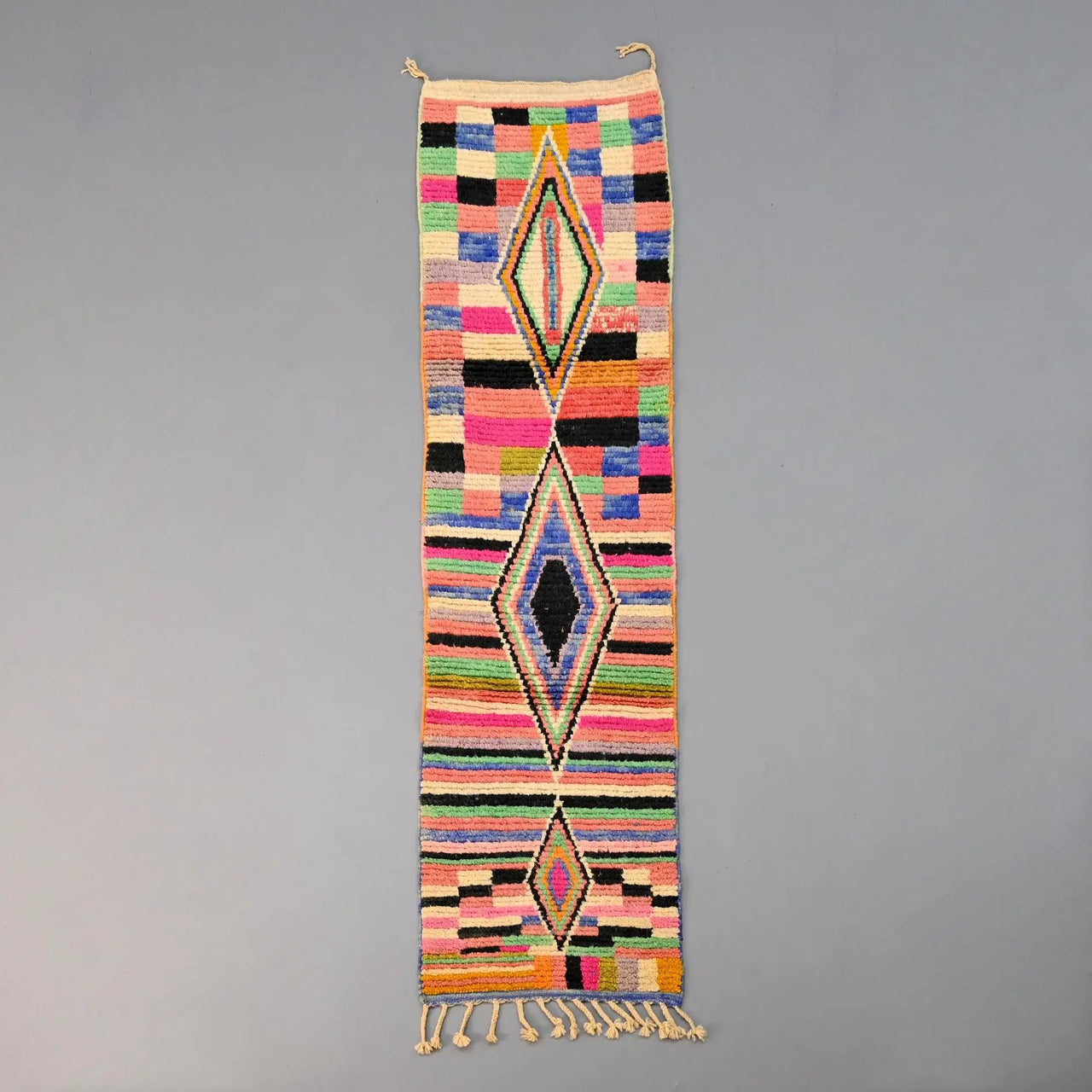 Moroccan Vintage Runner Rug 2.3 x 8 feet / 70 x 246 cm - Ettilux Home