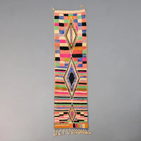 Moroccan Vintage Runner Rug 2.3 x 8 feet / 70 x 246 cm - Ettilux Home