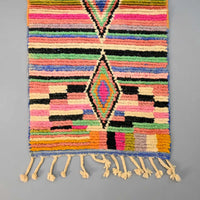 Moroccan Vintage Runner Rug 2.3 x 8 feet / 70 x 246 cm - Ettilux Home