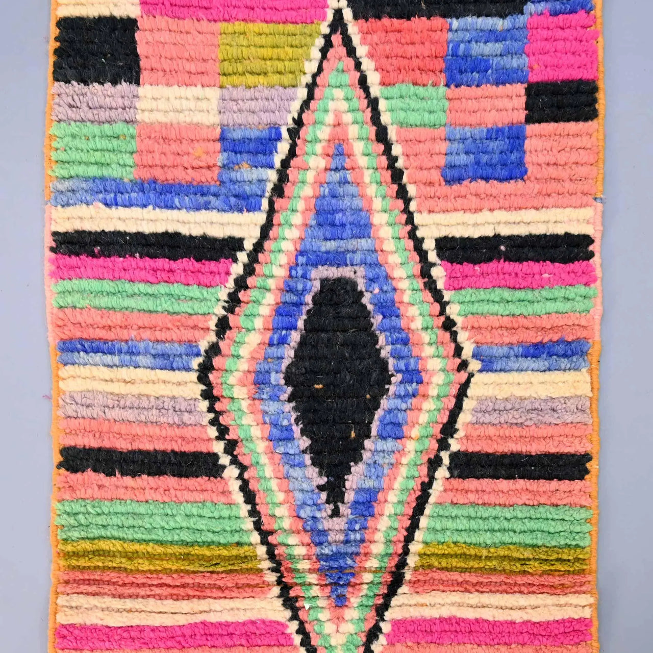Moroccan Vintage Runner Rug 2.3 x 8 feet / 70 x 246 cm - Ettilux Home