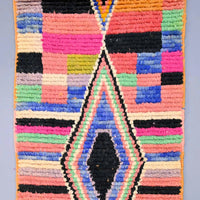 Moroccan Vintage Runner Rug 2.3 x 8 feet / 70 x 246 cm - Ettilux Home
