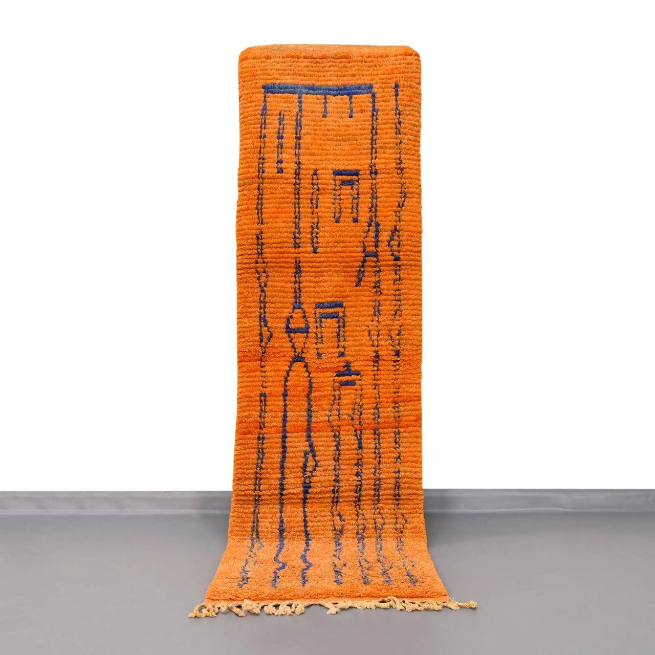 Moroccan Vintage Runner Rug 2.3 x 8 feet / 71 x 246 cm - Ettilux Home