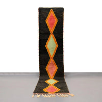 Moroccan Vintage Runner Rug 2.4 x 10.9 feet - Ettilux Home
