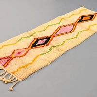 Thumbnail for Moroccan Vintage Runner Rug 2.4 x 7.7 feet / 75 x 236 cm - Ettilux Home