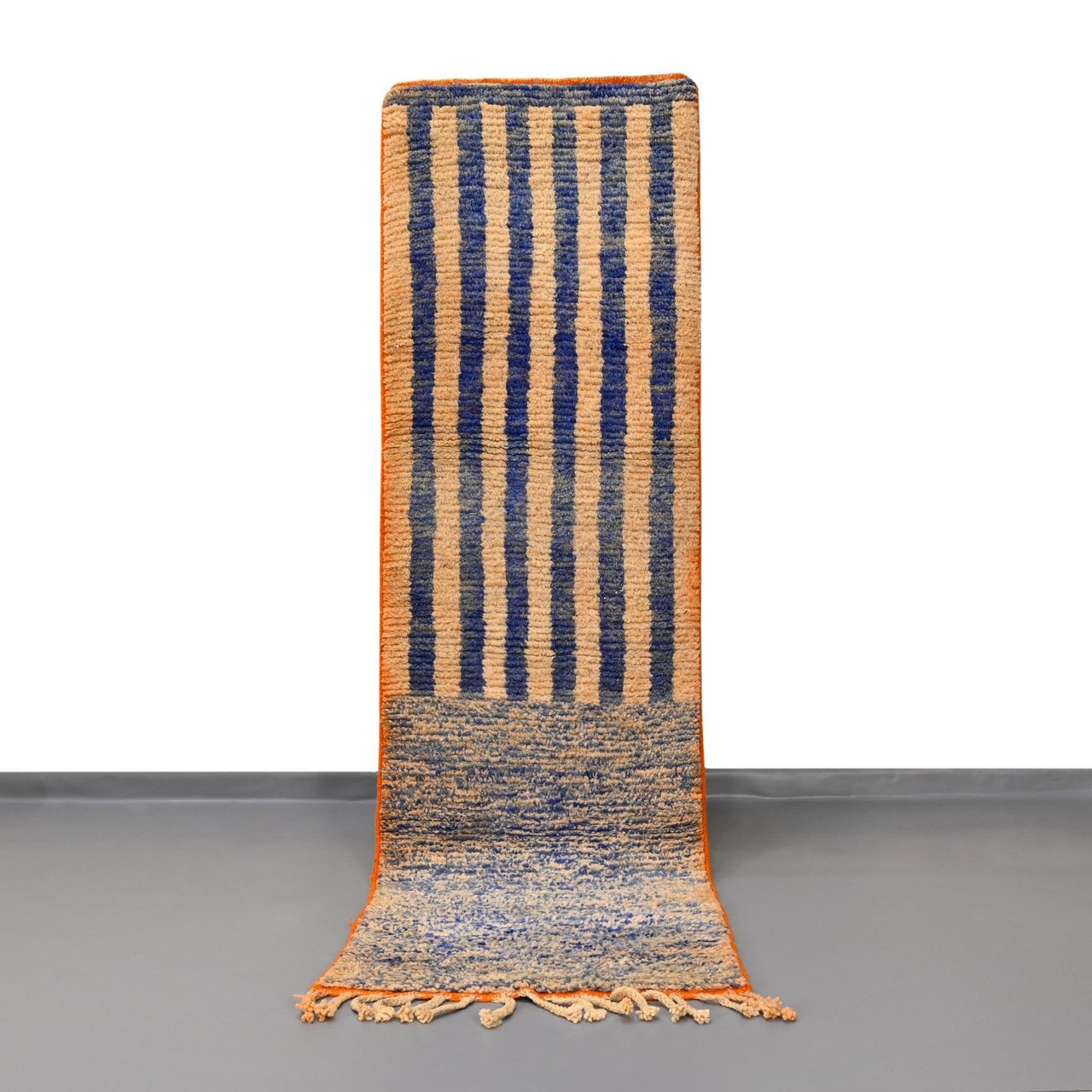 Moroccan Vintage Runner Rug 2.4 x 8.1 feet / 73 x 248 cm - Ettilux Home