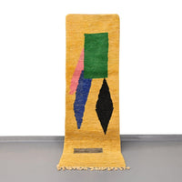Thumbnail for Moroccan Vintage Runner Rug 2.4 x 8.1 feet / 74 x 247 cm - Ettilux Home