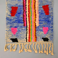 Moroccan Vintage Runner Rug 2.4 x 8.3 feet / 74 x 255 cm - Ettilux Home