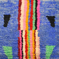 Moroccan Vintage Runner Rug 2.4 x 8.3 feet / 74 x 255 cm - Ettilux Home