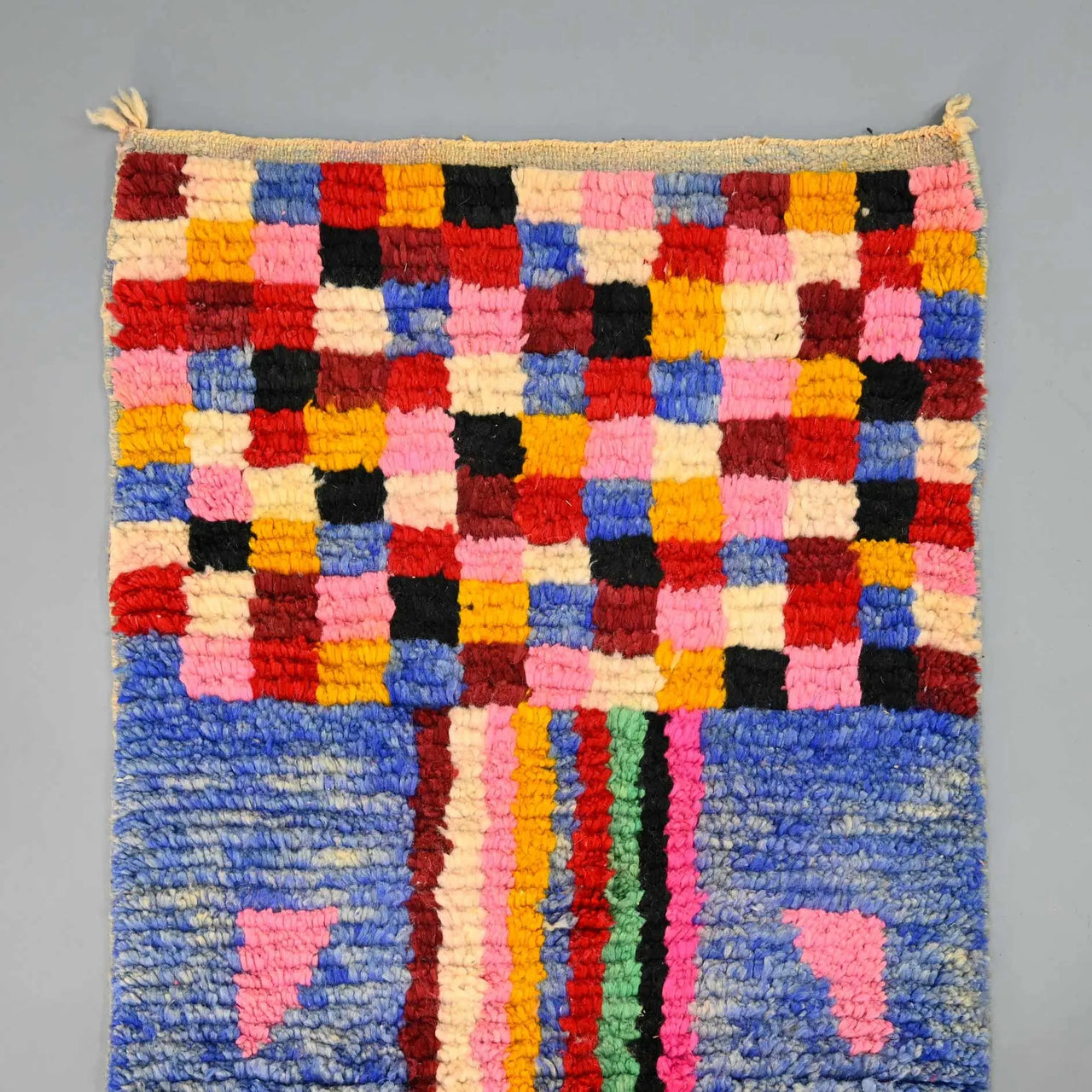 Moroccan Vintage Runner Rug 2.4 x 8.3 feet / 74 x 255 cm - Ettilux Home