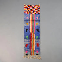 Moroccan Vintage Runner Rug 2.4 x 8.3 feet / 74 x 255 cm - Ettilux Home