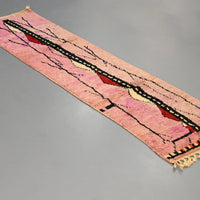 Moroccan Vintage Runner Rug 2.4 x 8.4 feet / 74 x 256 cm - Ettilux Home